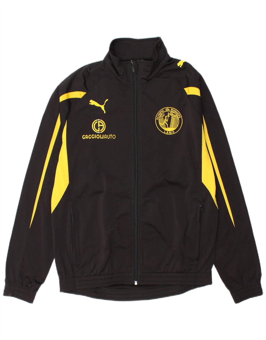 Puma Veste de Survêtement Graphique Homme Petit Noir Polyester Colorblock