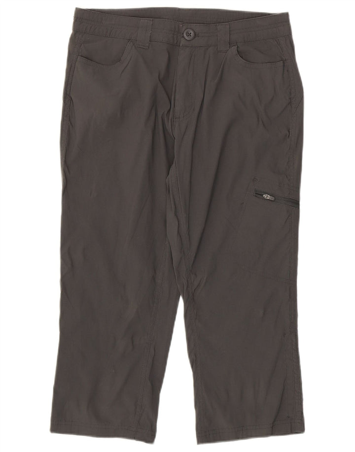 EDDIE BAUER Pantalon capri cargo droit pour femme US 4 Small W30 L21 Gris