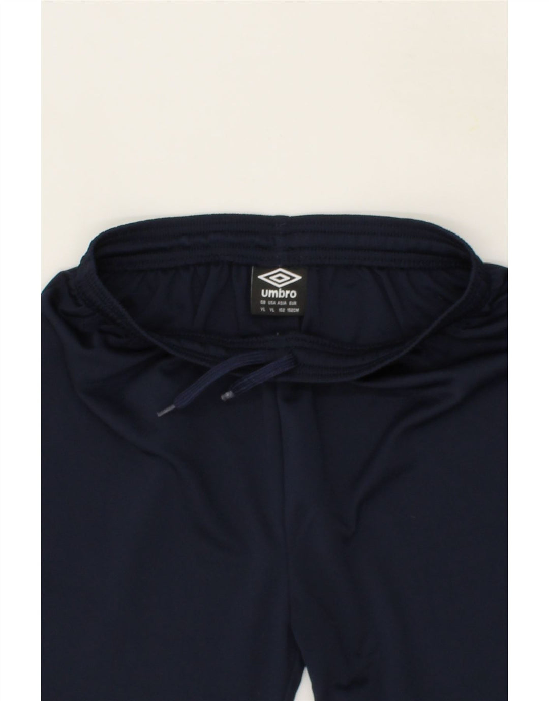 UMBRO Boys Sport Shorts 11-12 Years Navy Blue Polyester Vintage Umbro and Second-Hand Umbro from Messina Hembry 