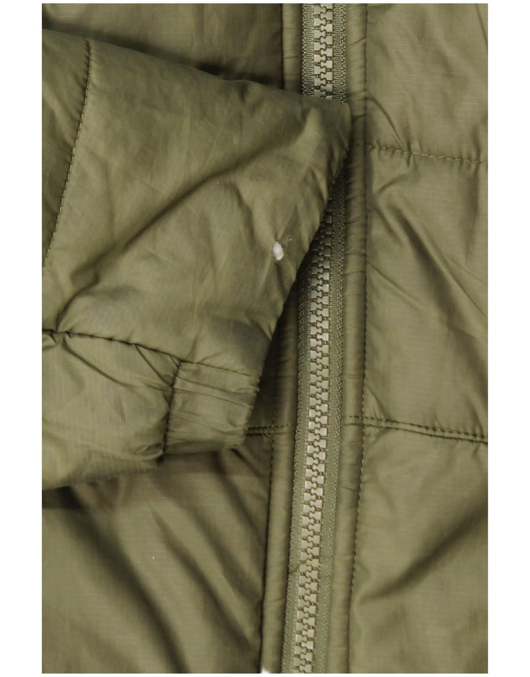 Nike Veste matelassée à capuche pour homme UK 38 Kaki moyen Polyester