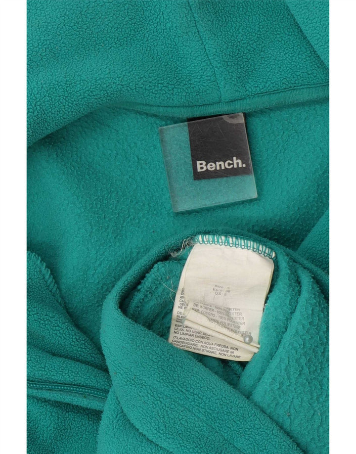 Bench Veste polaire graphique pour femme UK 10 Small Vert Polyester