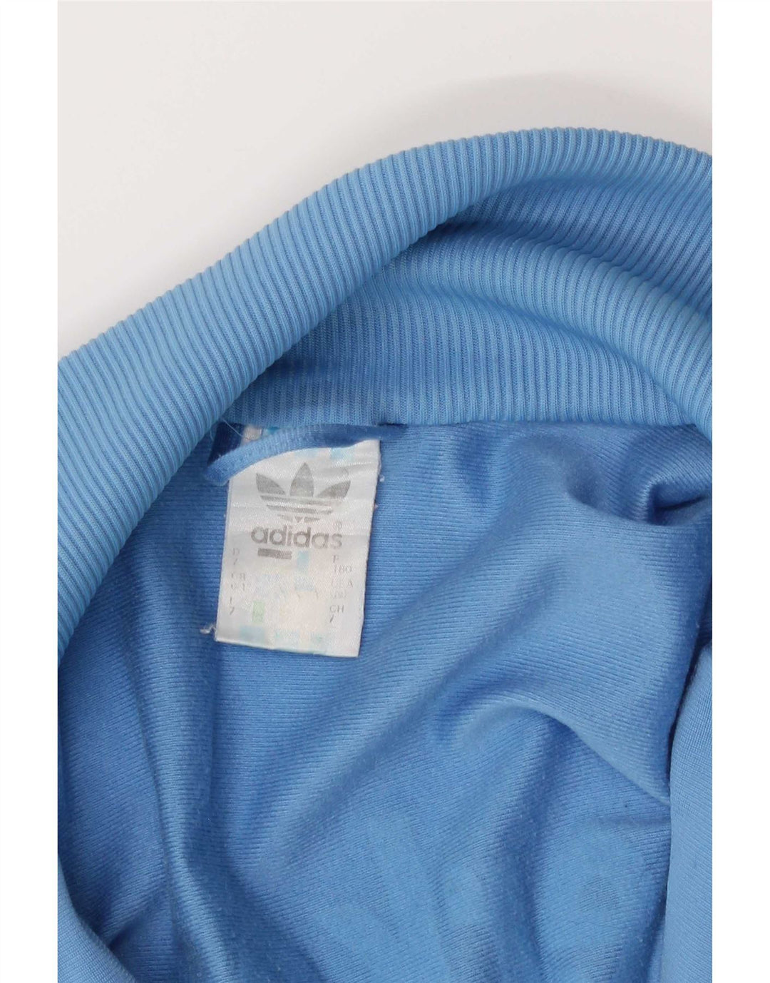 Adidas Veste de Survêtement Graphique Homme Bleu Moyen Polyester Colorblock