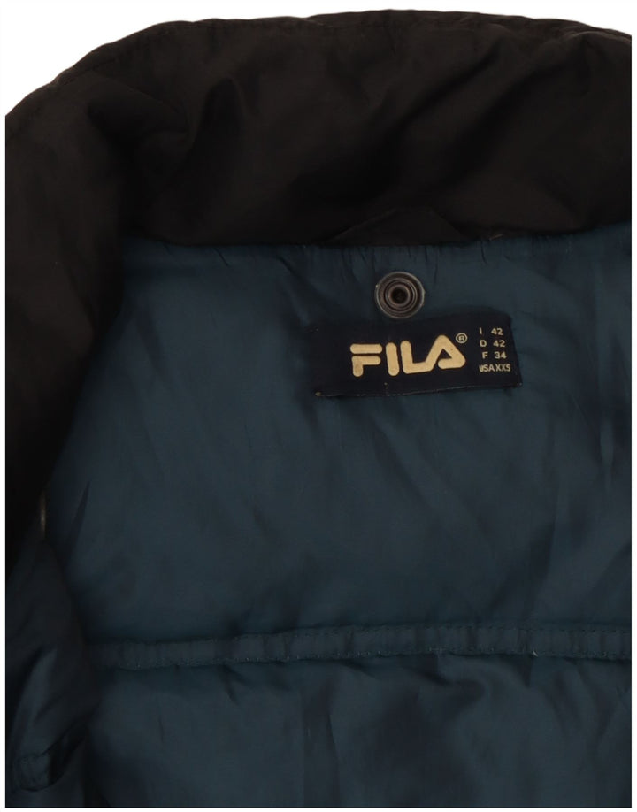 FILA Veste matelassée femme IT 42 Nylon noir moyen
