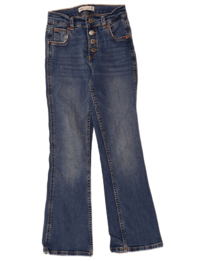 Zara Jeans Bootcut Filles 8-9 ans W22 L4 Bleu