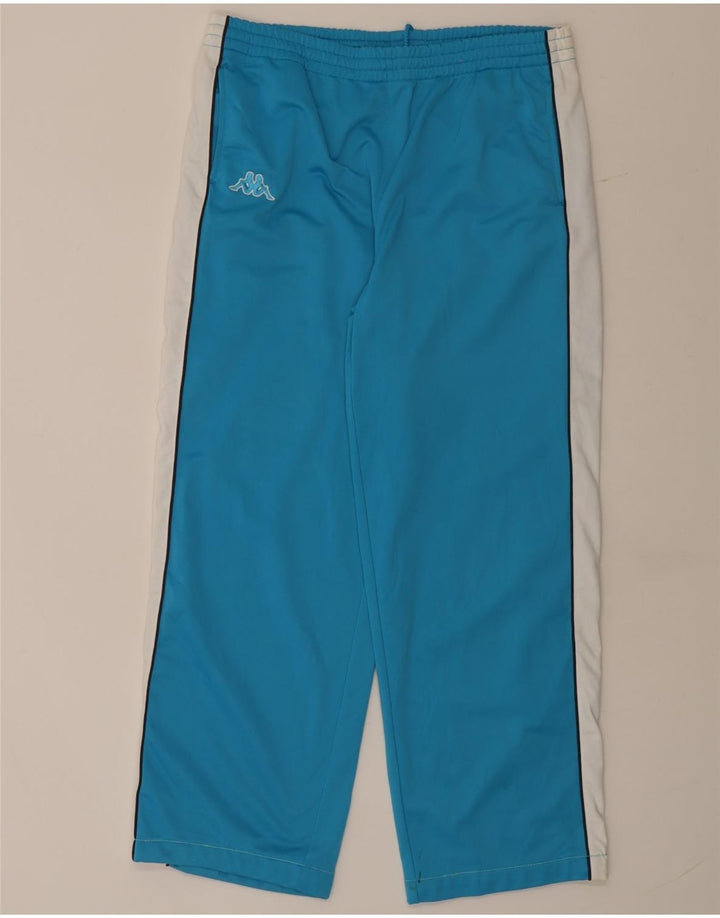 Kappa Pantalon de Survêtement Homme Large Bleu Colorblock Polyester