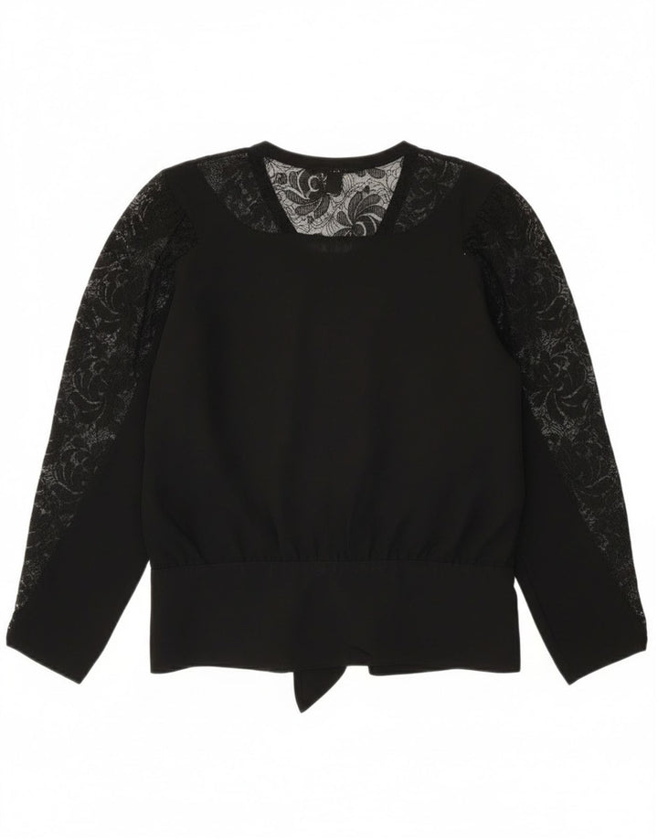 Superior Chemisier à manches longues pour femme EU 40 Viscose noir moyen