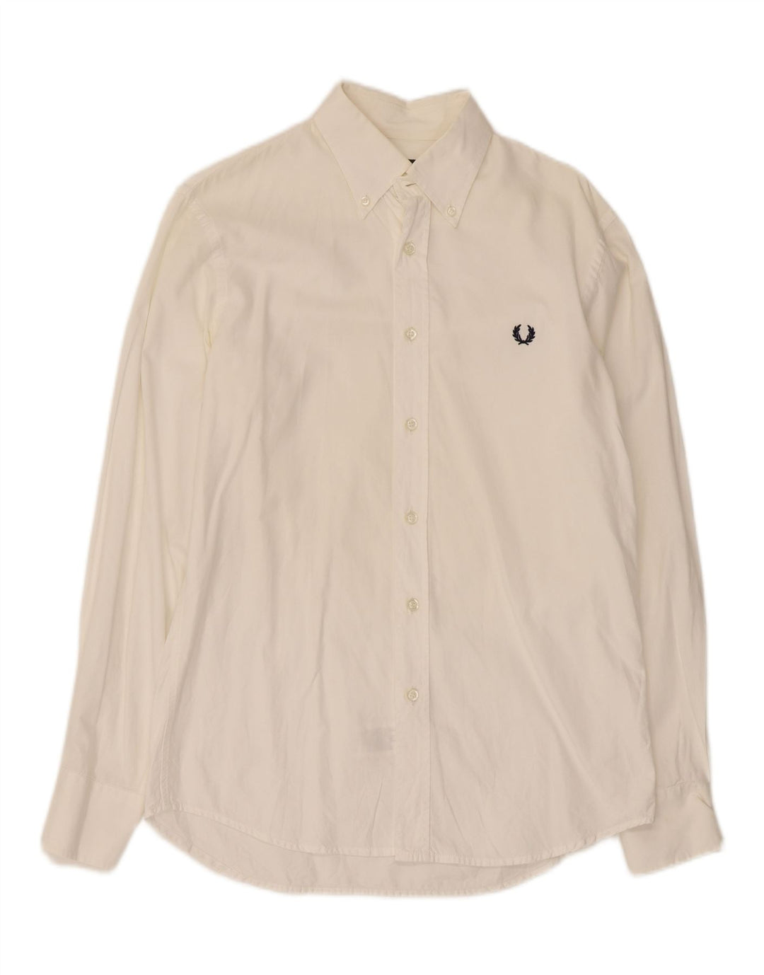 Fred Perry Chemise Slim Fit Homme Blanc Moyen Coton