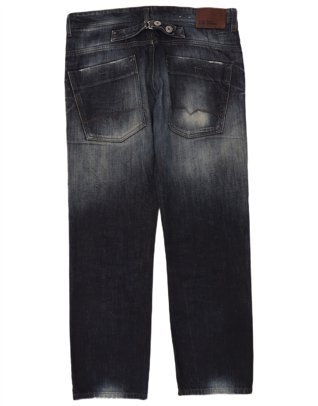 Hugo Boss Jean droit W36 L32 bleu marine pour homme