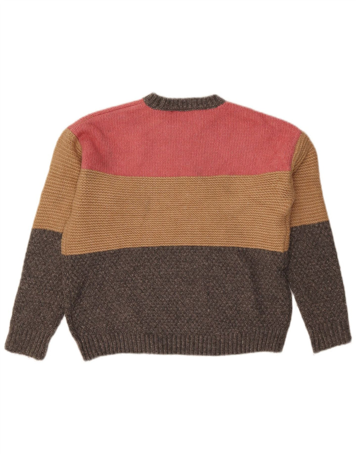 Marks & Spencer Pull ras du cou pour femme UK 14 Medium Multicolore