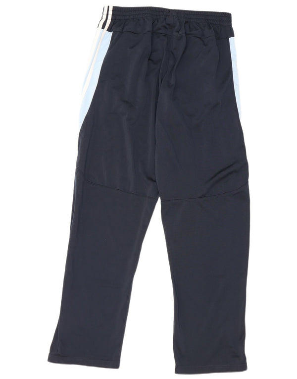 Adidas Pantalon de survêtement pour homme UK 42/44 Large Bleu marine Colourblock