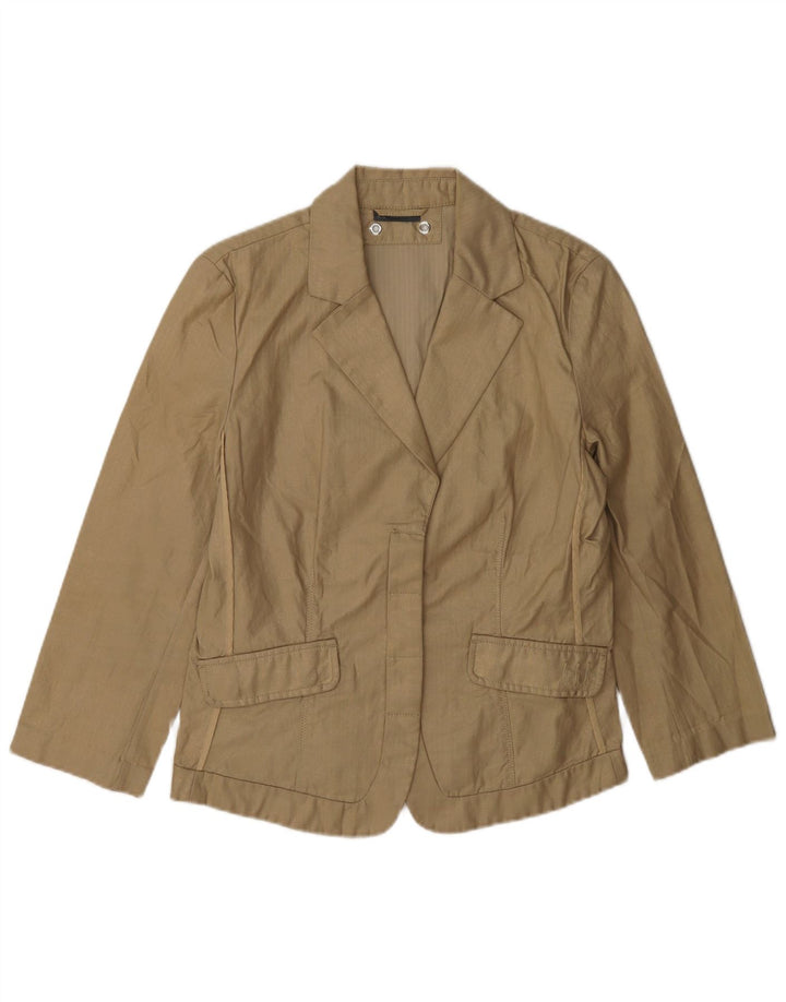 Armani Exchange Veste Blazer Femme UK 14 Marron Moyen