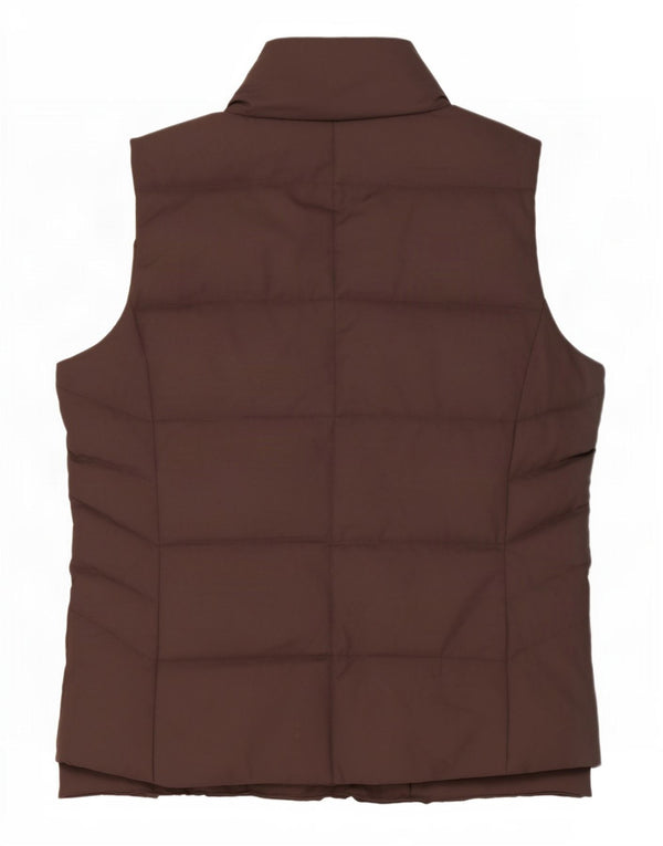 Lerros Womens Loose Fit Padded Gilet EU 42 Large Brown Polyester
