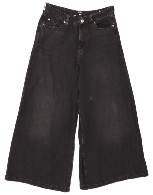Marks & Spencer Jean large pour femme UK 14 Large W32 L27 Coton noir