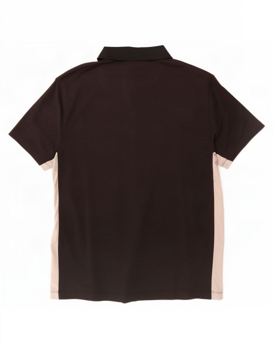 Nike Polo Homme UK 42/44 Large Noir Colourblock Polyester