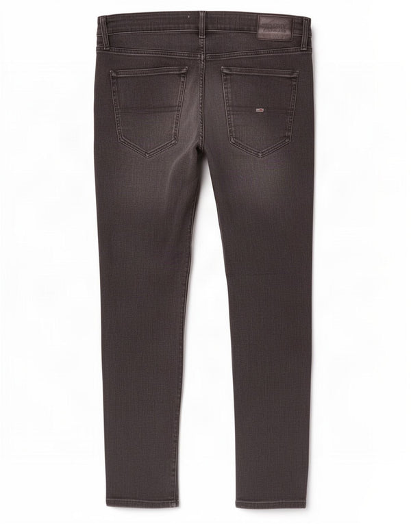 Tommy Hilfiger Jean slim vieilli W36 L32 pour homme en coton gris