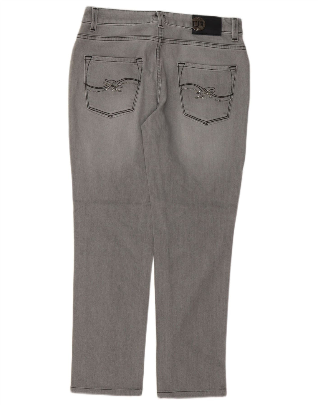 Trussardi Jean Slim W27 L27 Gris Coton Femme