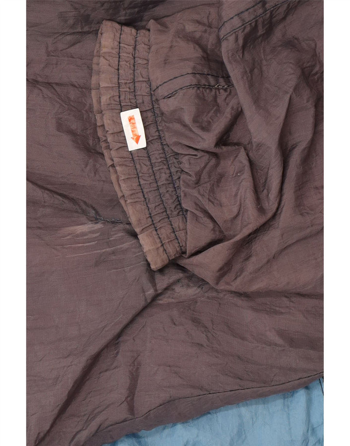 VINTAGE Veste de survêtement pour homme XL Gris Colorblock