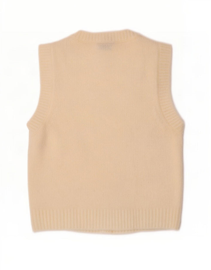 Zara Femme Débardeur UK 12 Medium Off White Polyester