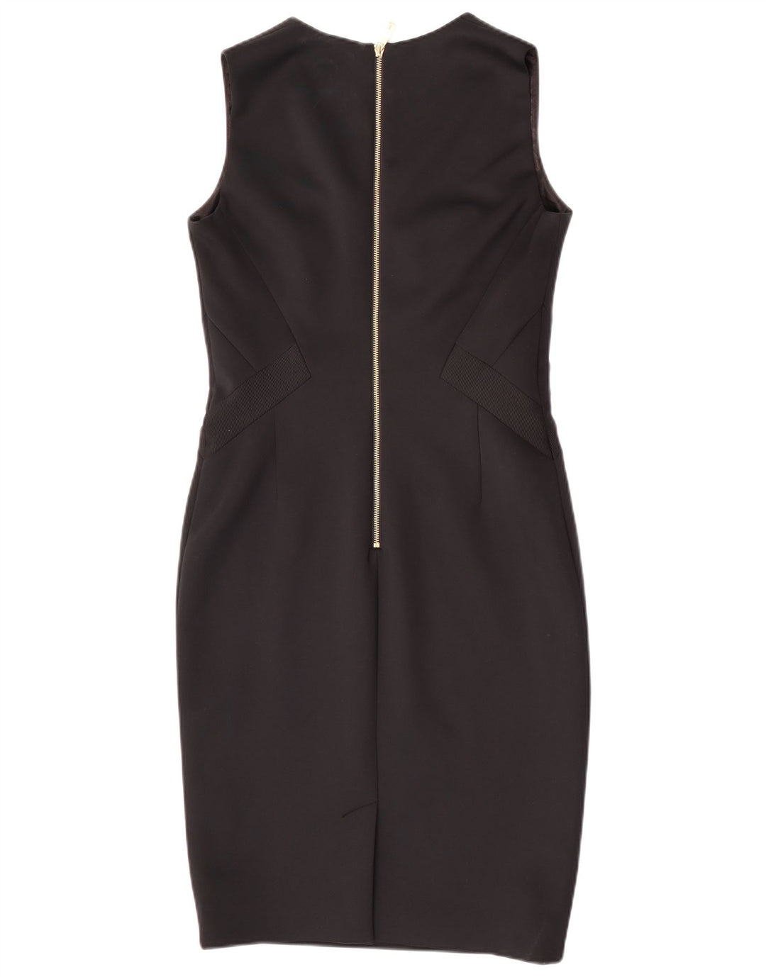 Ted Baker Robe moulante sans manches pour femme Taille 3 Polyester noir moyen