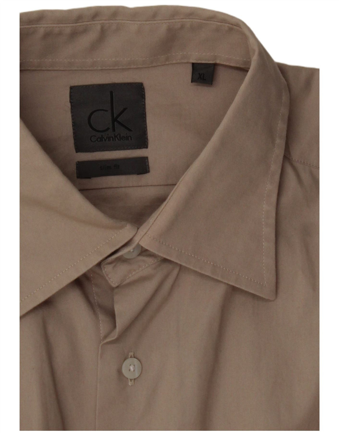 CALVIN KLEIN Chemise Slim Fit Homme Beige