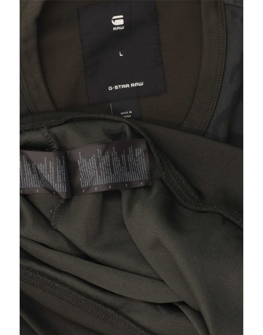 G-Star Homme Sweatshirt Jumper Large Kaki Camouflage Polyester