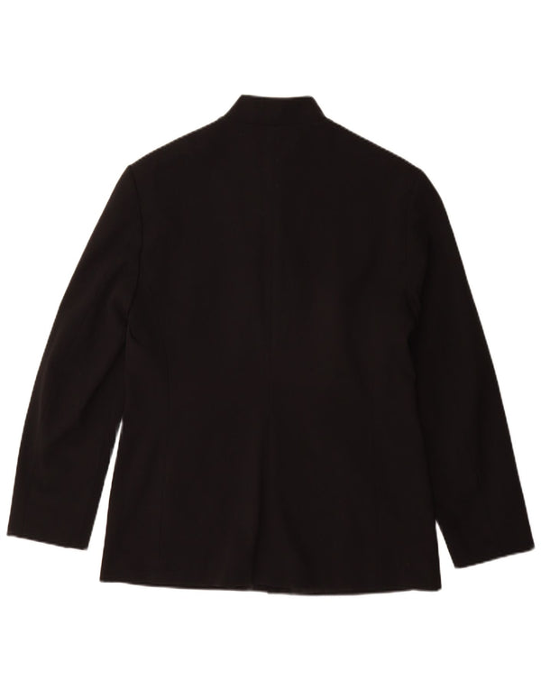 Superior Veste Blazer Zippée Femme IT 44 Medium Noir Polyamide