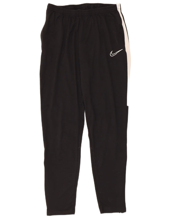 Nike Pantalon de survêtement Dri Fit pour homme Taille L Noir Colorblock