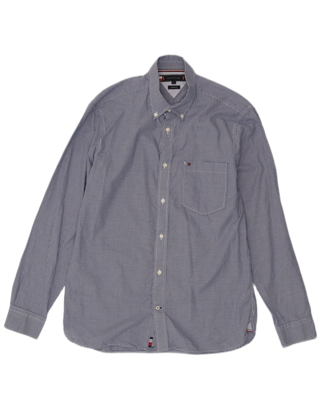 Tommy Hilfiger Chemise Homme Grand Bleu Vichy Coton