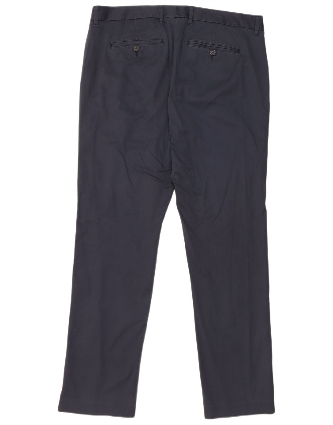 BONOBOS Pantalon Chino Droit Homme Monday W35 L32 Bleu Marine Coton