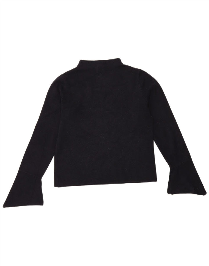Marks & Spencer Haut à manches longues pour femme UK 42 Bleu marine moyen Viscose