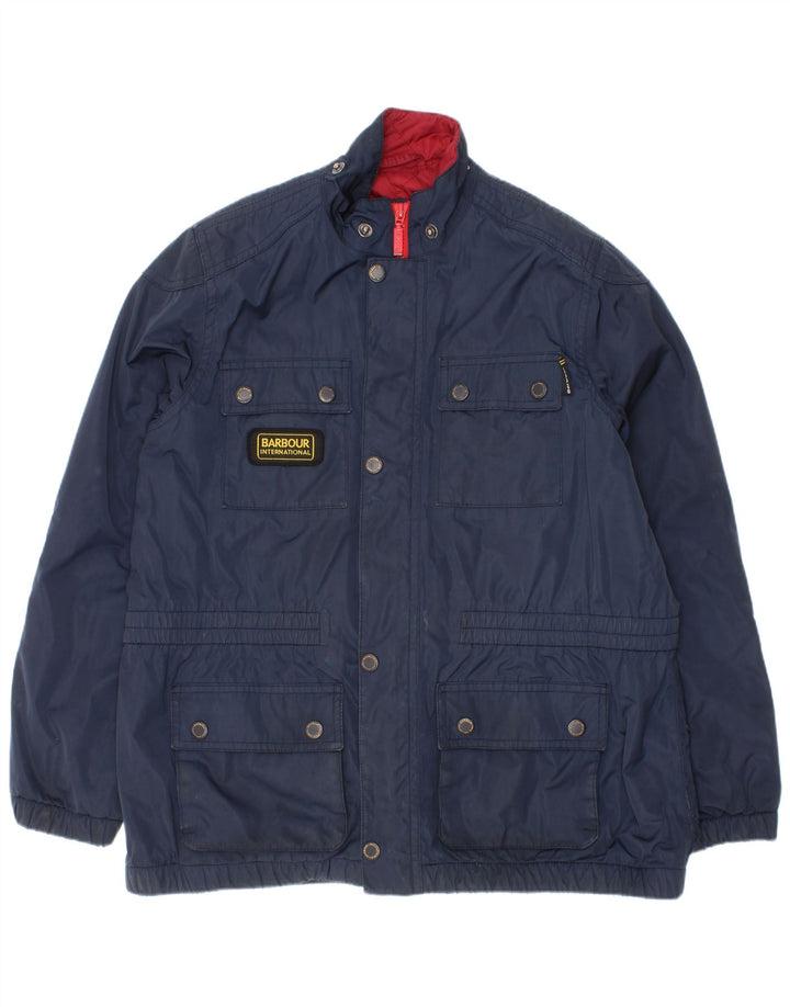 Barbour Boys Utility Jacket 10-11 ans Grand Bleu Polyamide