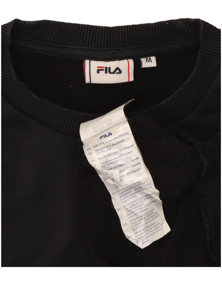 Fila Sweat-Shirt Homme Noir Moyen Coton