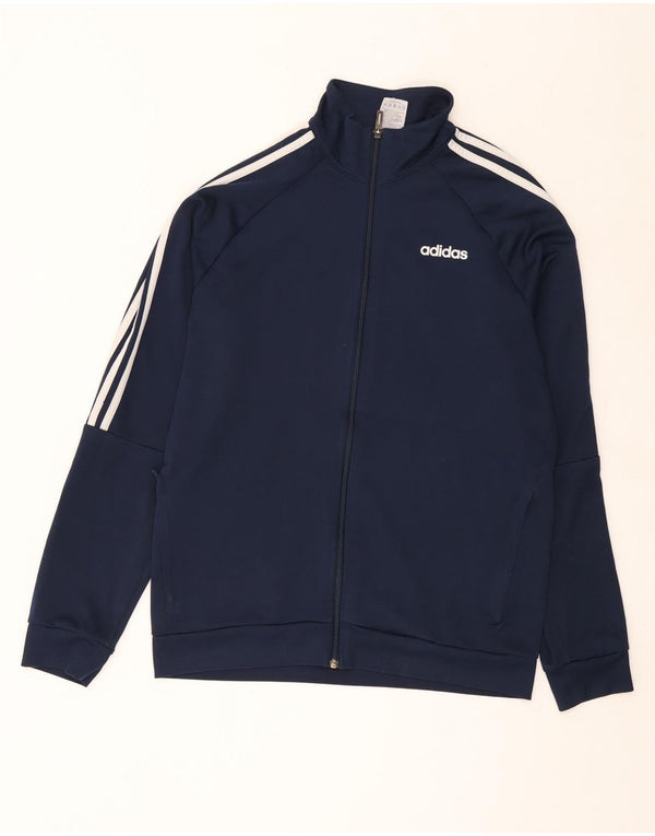 Adidas Hommes Aeroready Survêtement Top Veste UK 44/46 Grand Bleu Marine