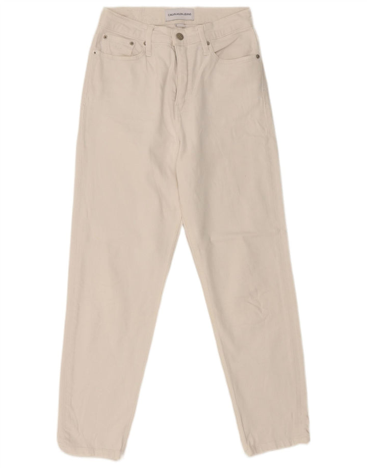 Calvin Klein Jean Fuselé Femme W26 L26 Blanc