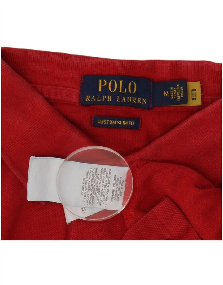POLO RALPH LAUREN Polo Slim Fit personnalisé pour homme en coton rouge moyen