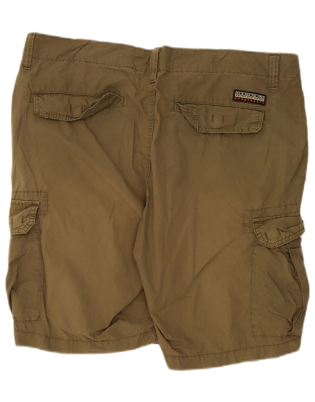 Napapijri Short Cargo Homme W36 Large Kaki Coton