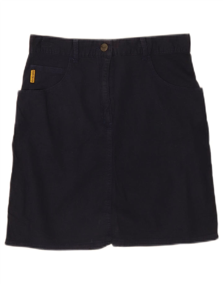 GIORGIO ARMANI Jupe Crayon Fille 11-12 ans W26 Bleu Marine Coton