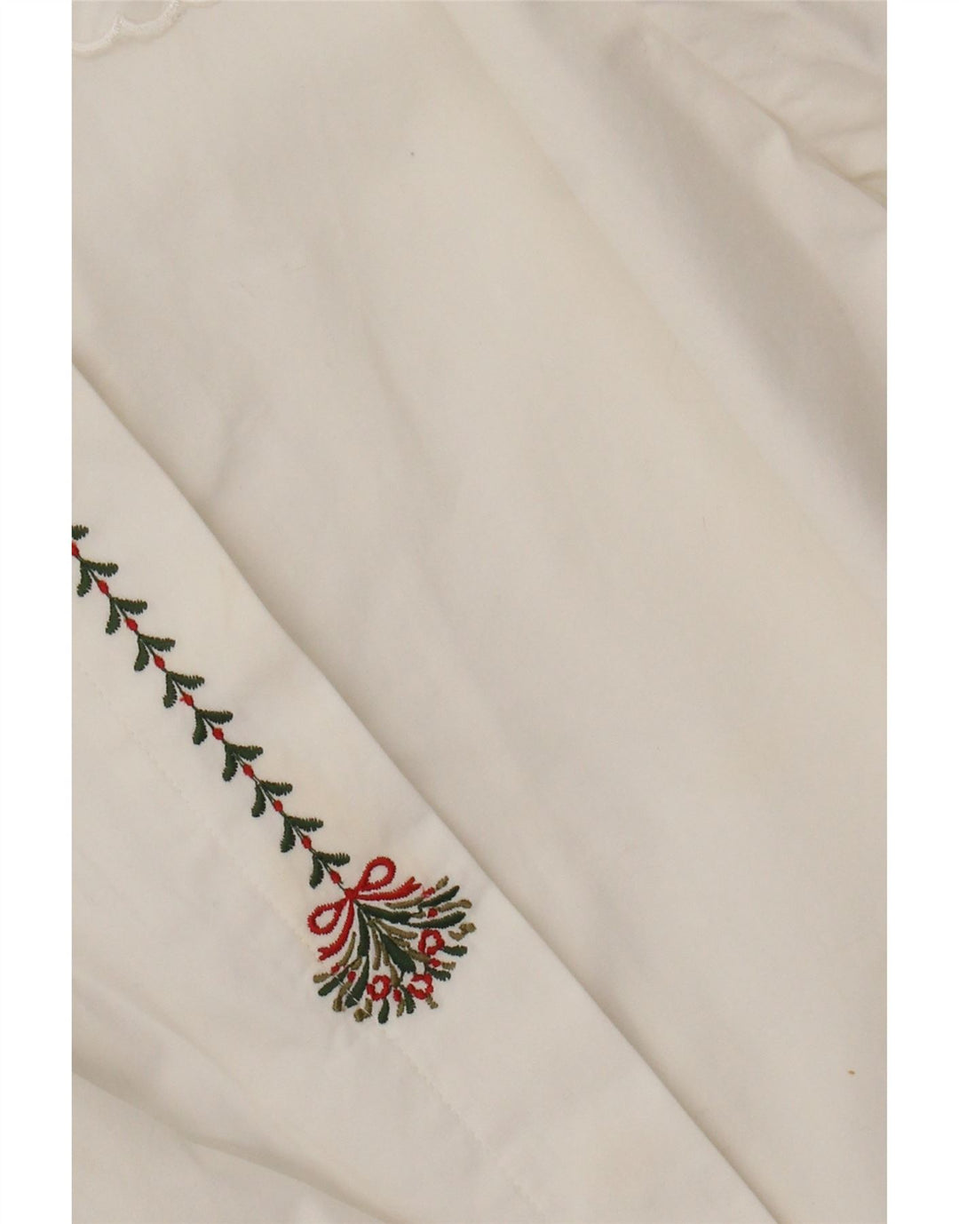 Benetton Femme Chemisier IT 44 Medium Off White Coton