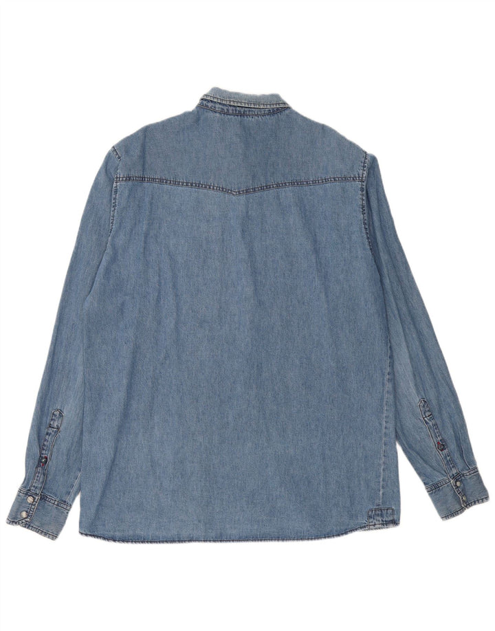 Charro Chemise en Jean Homme 2XL Bleu Coton