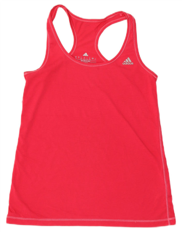 Adidas Femmes Climalite Débardeur UK 12/14 Rose Moyen Polyester