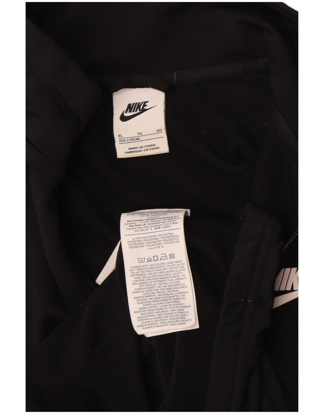 Veste de survêtement Nike Garçon 13-14 ans XL Noir Polyester