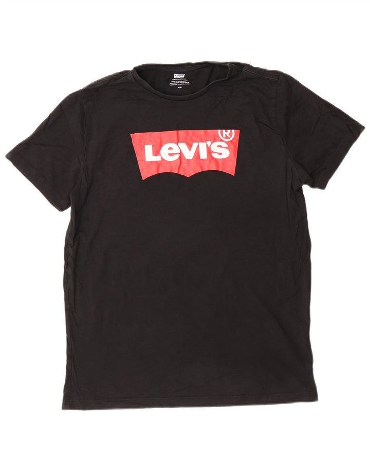 Levi's Tee-Shirt Graphic Homme Noir Moyen Coton