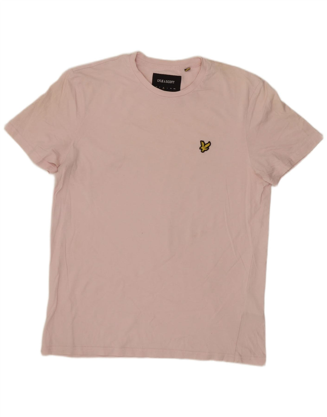 LYLE & SCOTT T-Shirt Homme Rose Moyen Coton