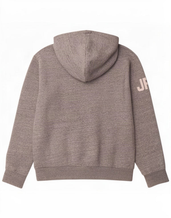 Superdry Mens Graphic Hoodie Jumper XL Grey Flecked
