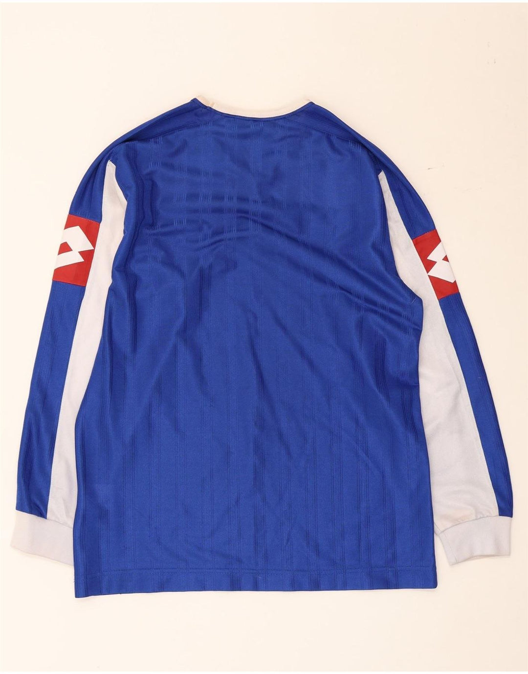 Lotto Haut Graphique à Manches Longues pour Hommes Bleu Marine Moyen Polyester Colorblock