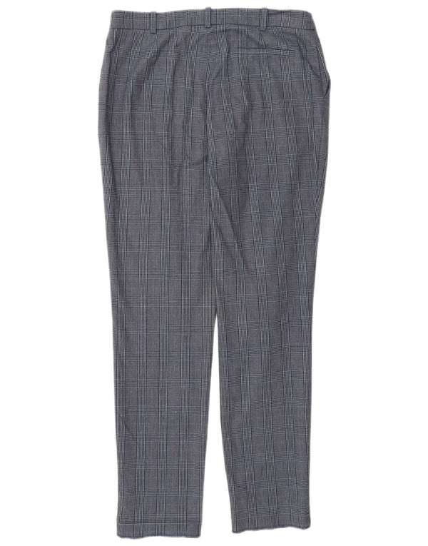 Luisa Spagnoli Pantalon décontracté pour femme IT 42 Medium W32 L30 Bleu marine