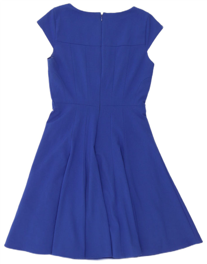 Calvin Klein Robe trapèze pour femme US 6 Bleu moyen