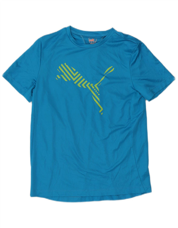 Puma T-Shirt Graphique Garçon 15-16 ans Bleu Polyester