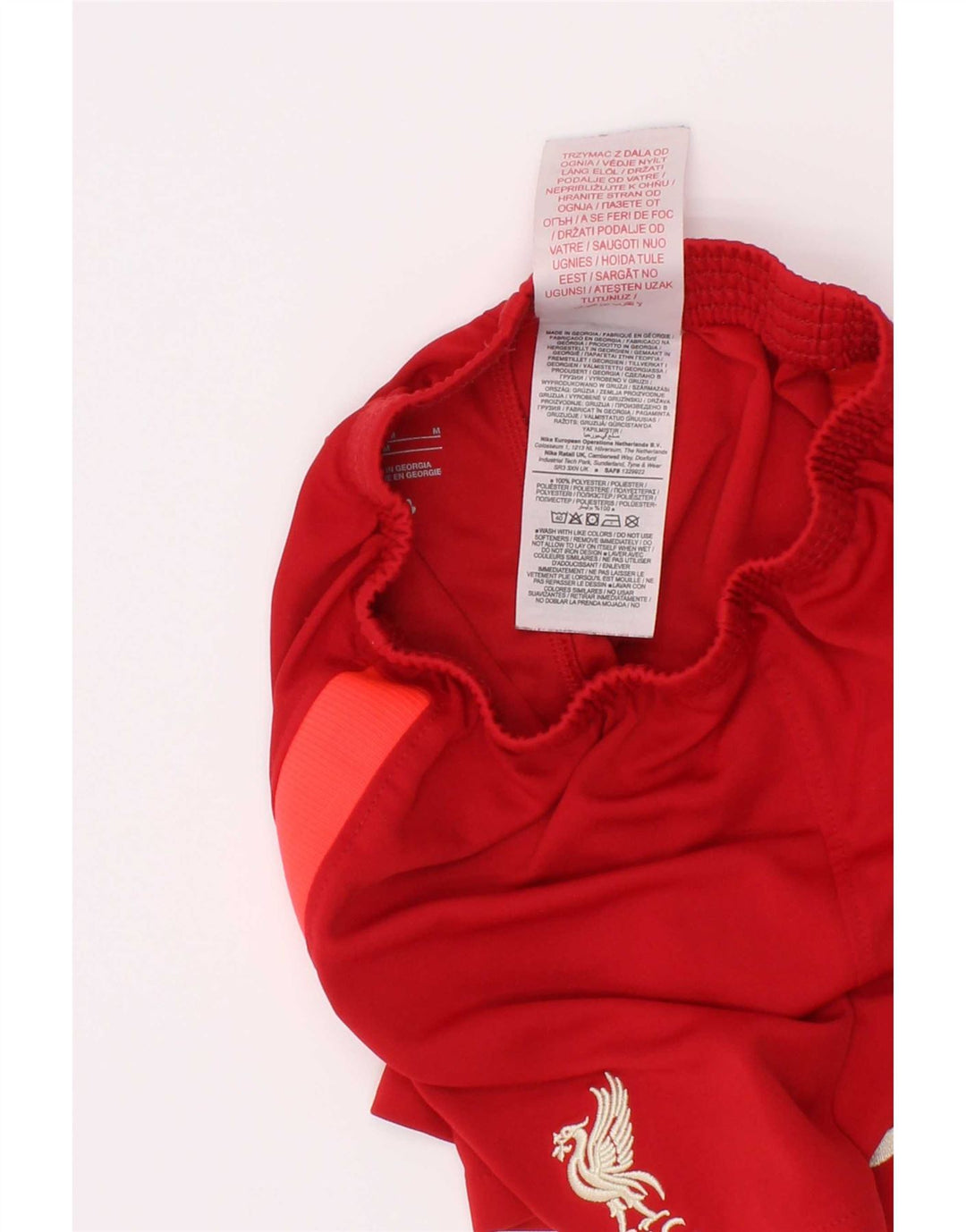 Nike Garçons Liverpool Sport Short 5-6 ans Polyester Colorblock Rouge Moyen