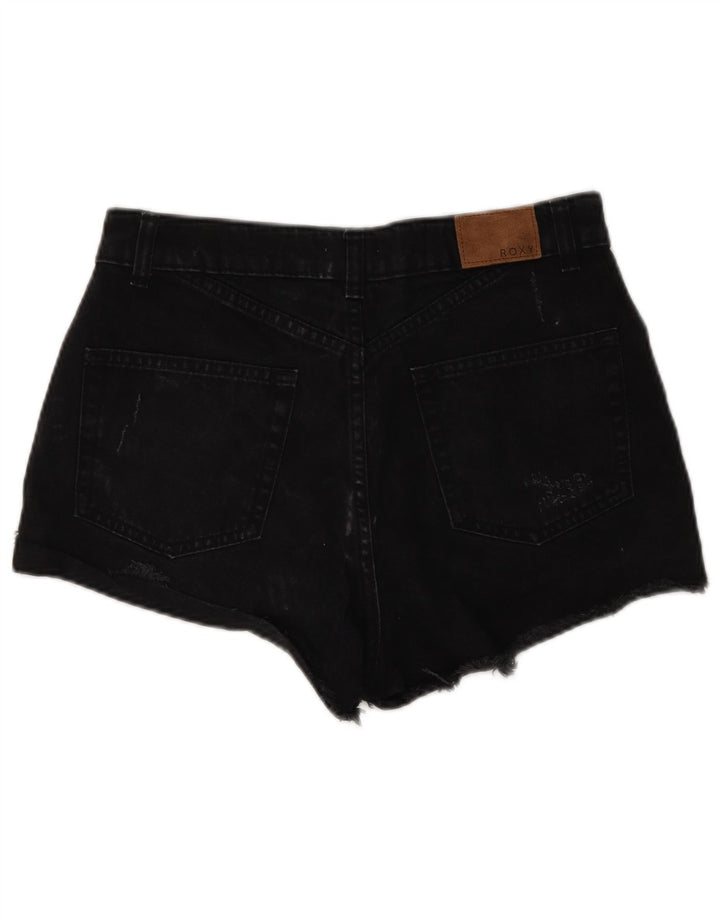 Roxy Womens Denim Hot Pants W29 Coton Noir Moyen